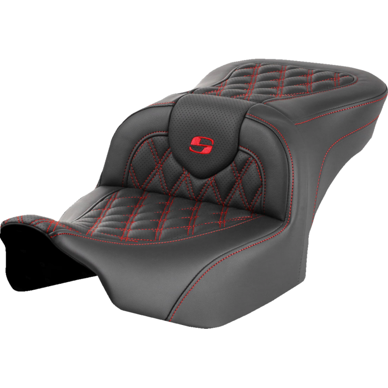 Roadsofa LS Seat, Red Stitching, W/O Driver's Backrest