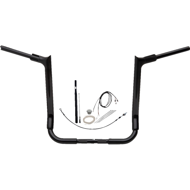 Fat Baggers Pointed Top EZ Install Handlebar 16" Gloss Black