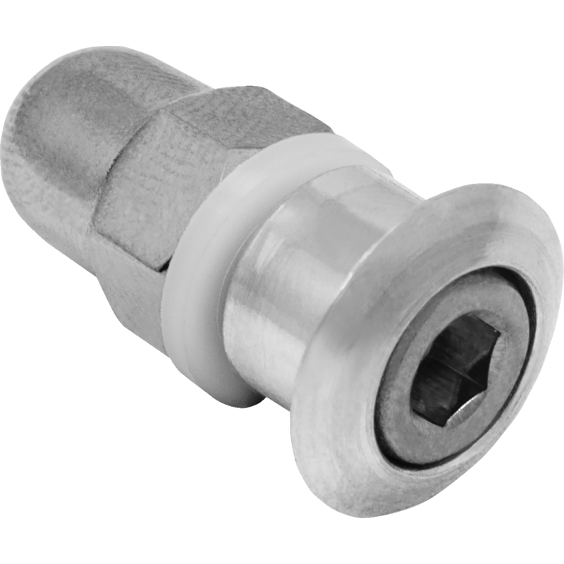 Fats/Slim Strap Screw Nut Assembly - Polished