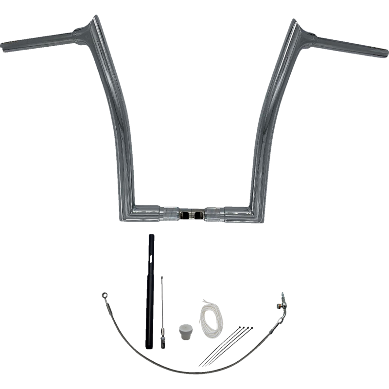 Fat Baggers Pointed Top EZ Install Handlebar 16" Chrome