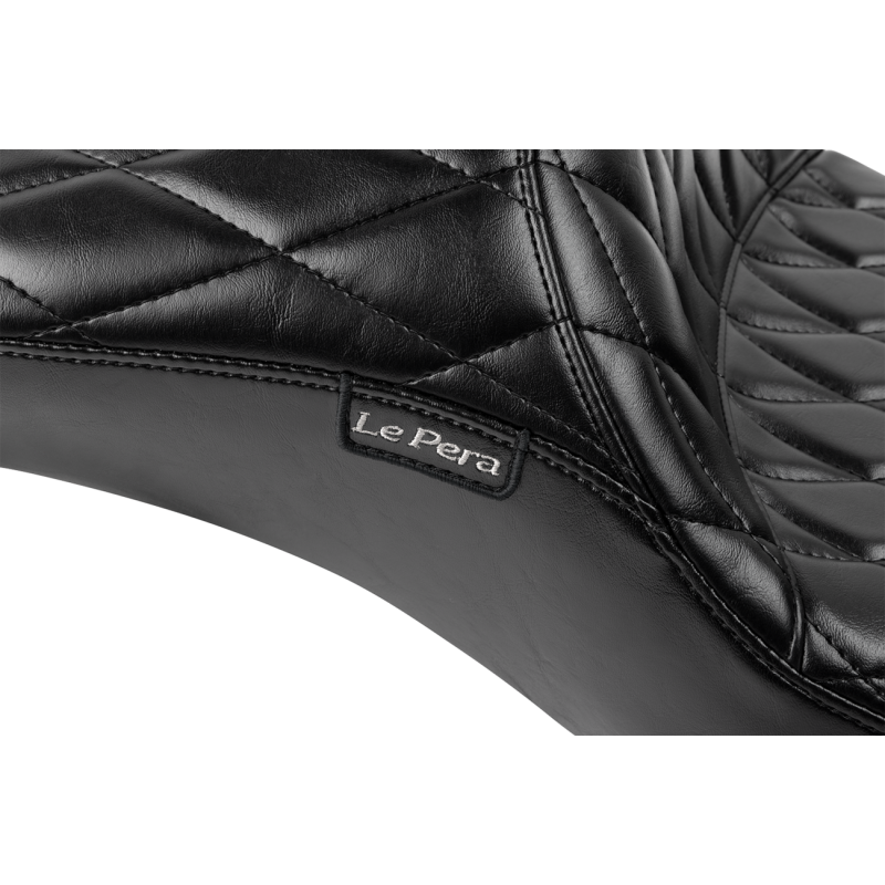 Le Pera Maverick DL Black Diamond Stitch Seat