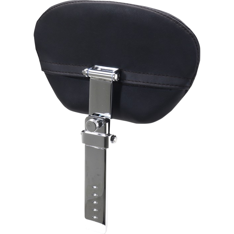 Mustang Removable Driver Backrest - Black w/ black diamond stitching