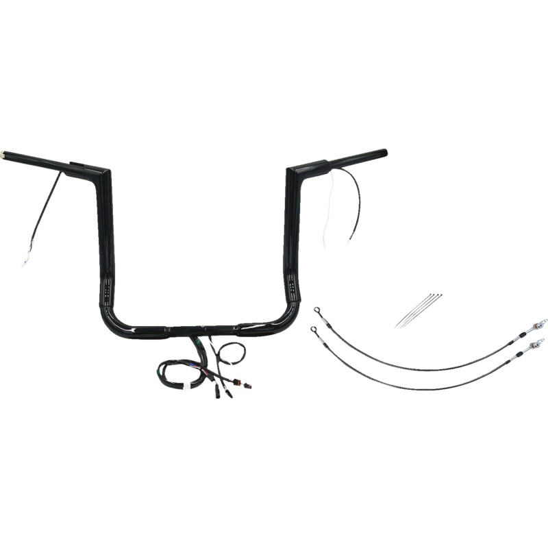 Fat Baggers Flat Top EZ Install Handlebar 14" Gloss Black