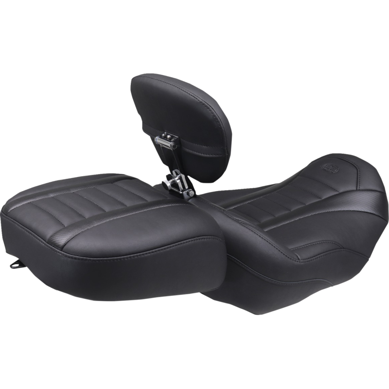 Mustang Deluxe Touring Wide Passenger Seat, w/ black stitching