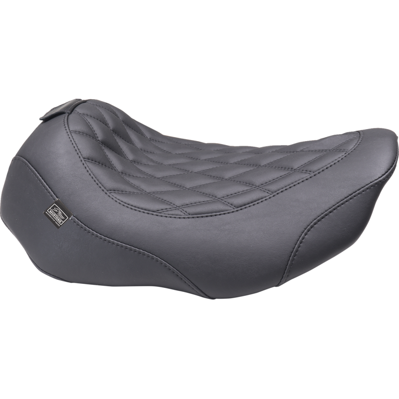 Mustang Wide Tripper Solo Seat with Backrest Receiver and Rear Seat