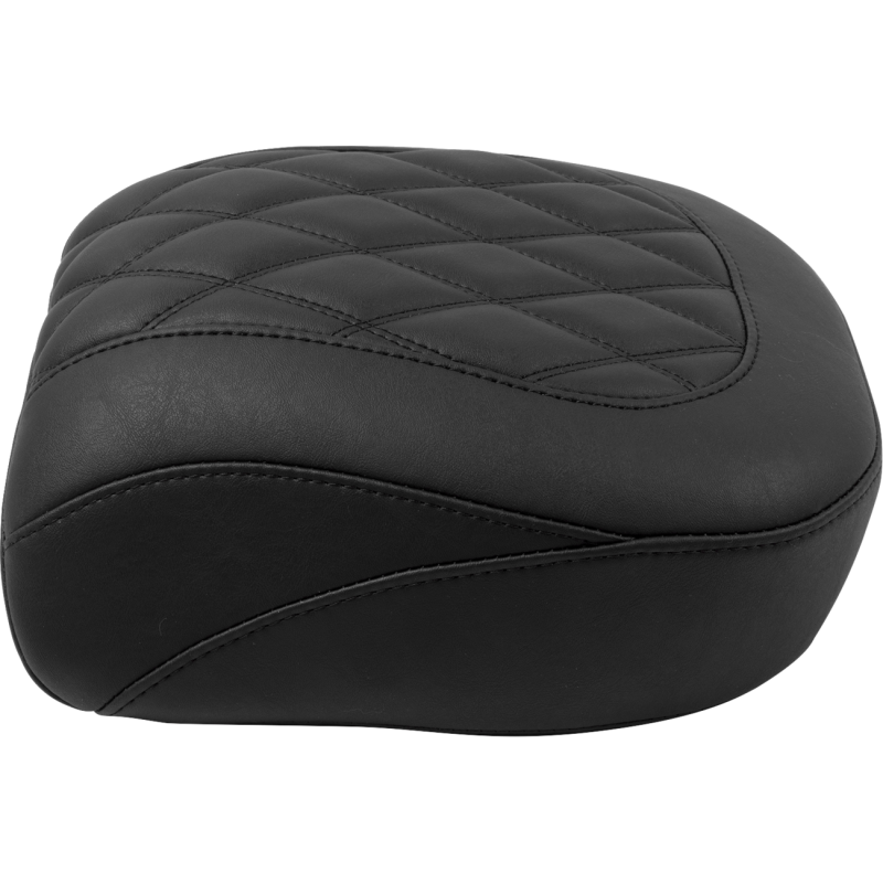 Wide Tripper Rear Seat - Black w/ black stitching