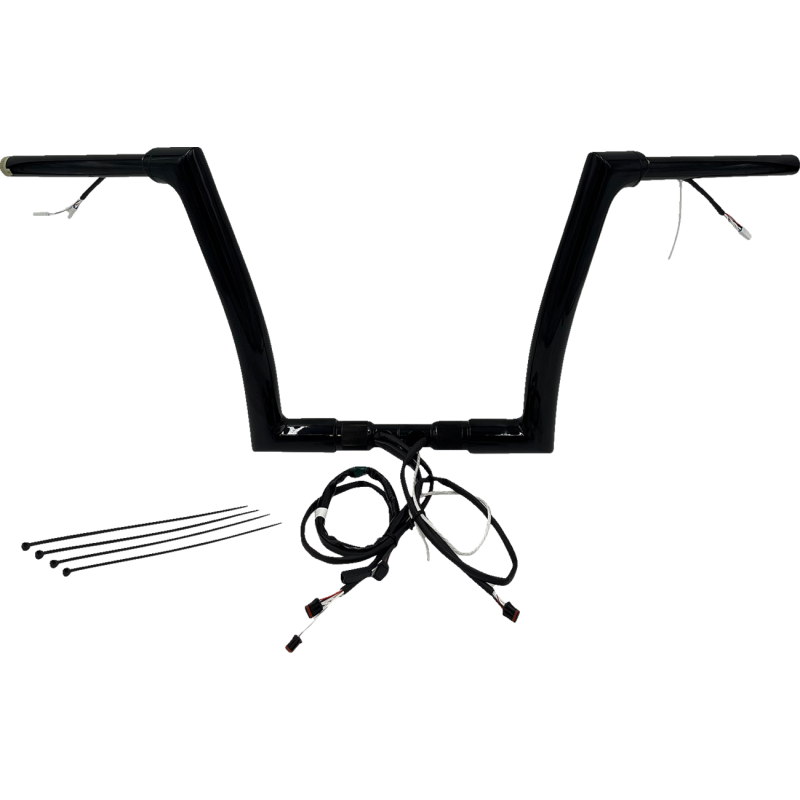Fat Baggers Flat Top EZ Install Handlebar 12" Gloss Black
