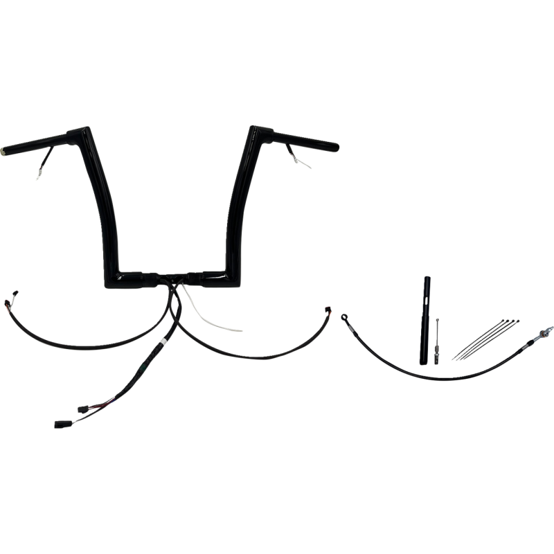 Fat Baggers Flat Top EZ Install Handlebar 14" Gloss Black