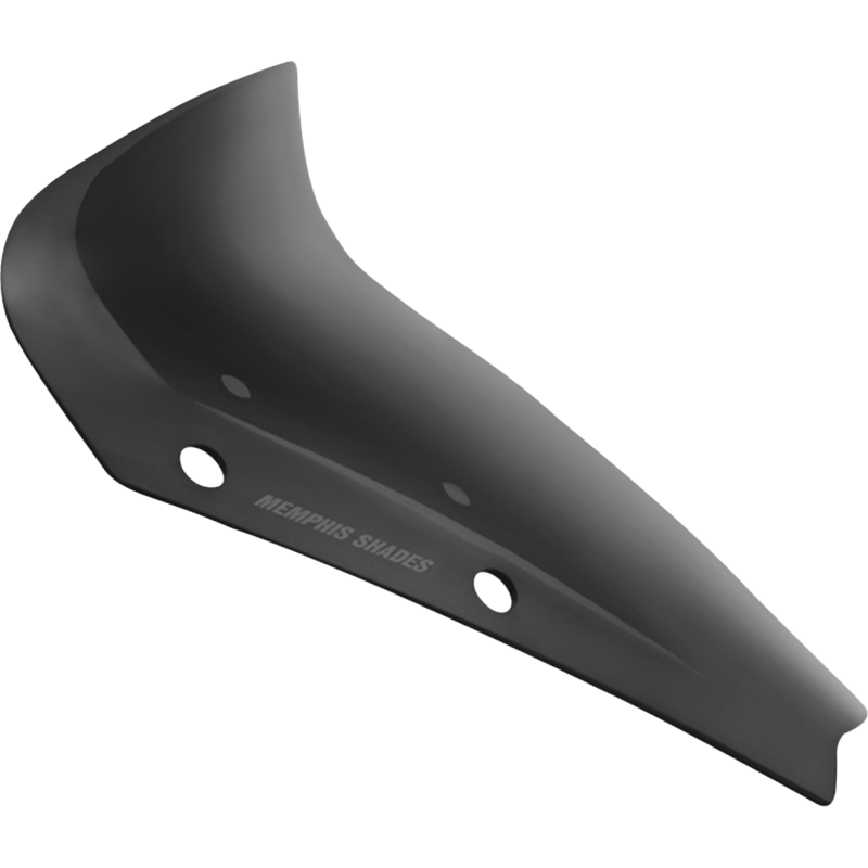 Dark Black Smoke 4" Spoiler Windshield