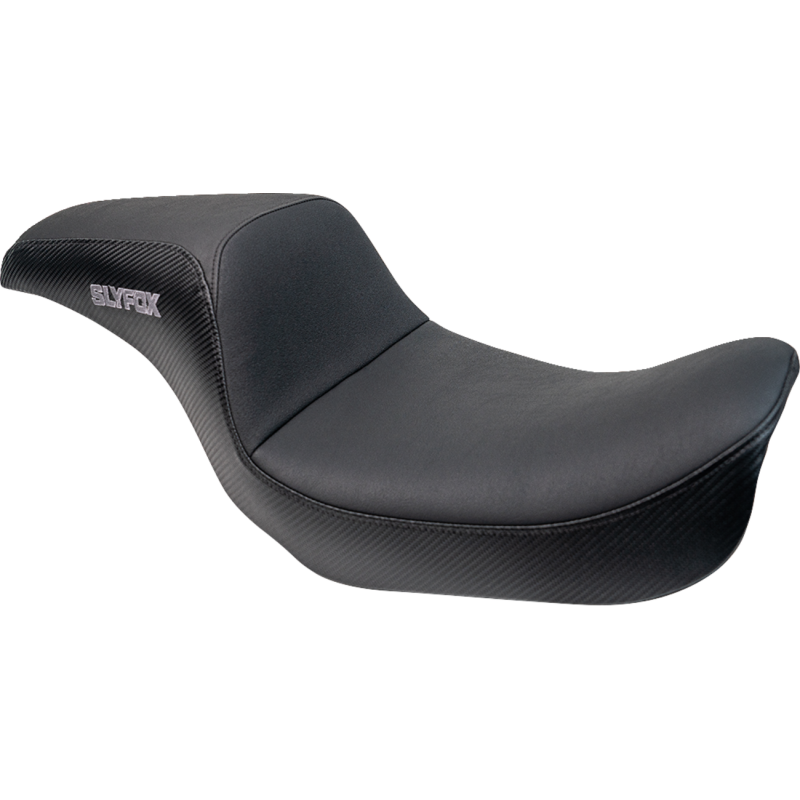 Slyfox Seat - Smooth vinyl w/ Slip Stop and gray logo