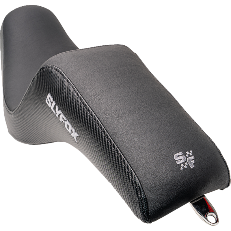 Slyfox Seat - Smooth vinyl w/ Slip Stop and gray logo