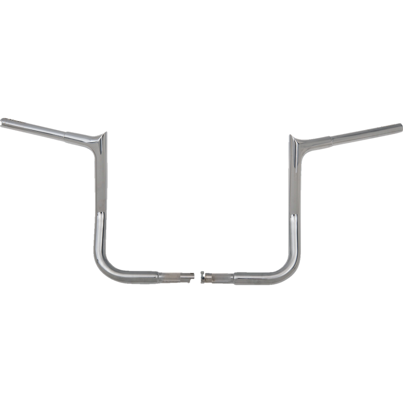 EZ Install 1 1/4" Pointed Top Handlebar Chrome 12" Rise