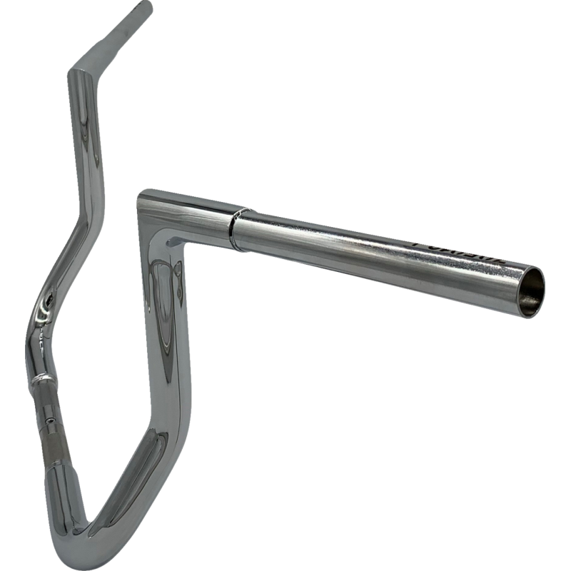 EZ Install 1 1/4" Flat Top Handlebar Chrome 12" Rise