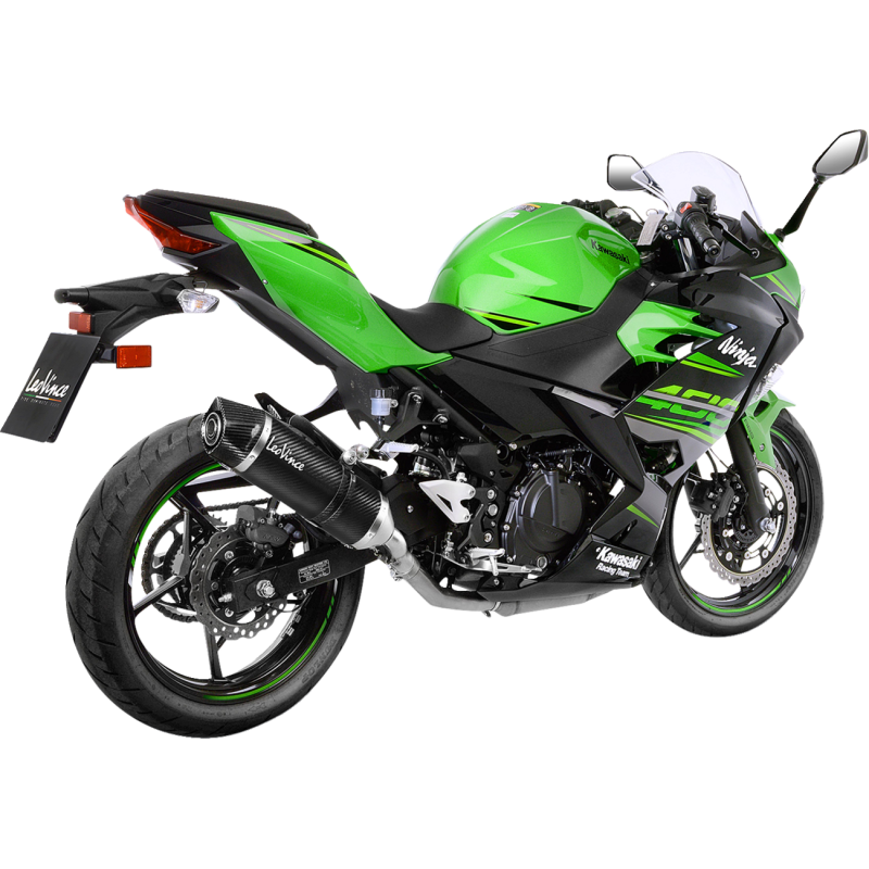 LV One EVO Slip-On, Carbon fiber, Kawasaki Ninja 400/500 & Z400/500