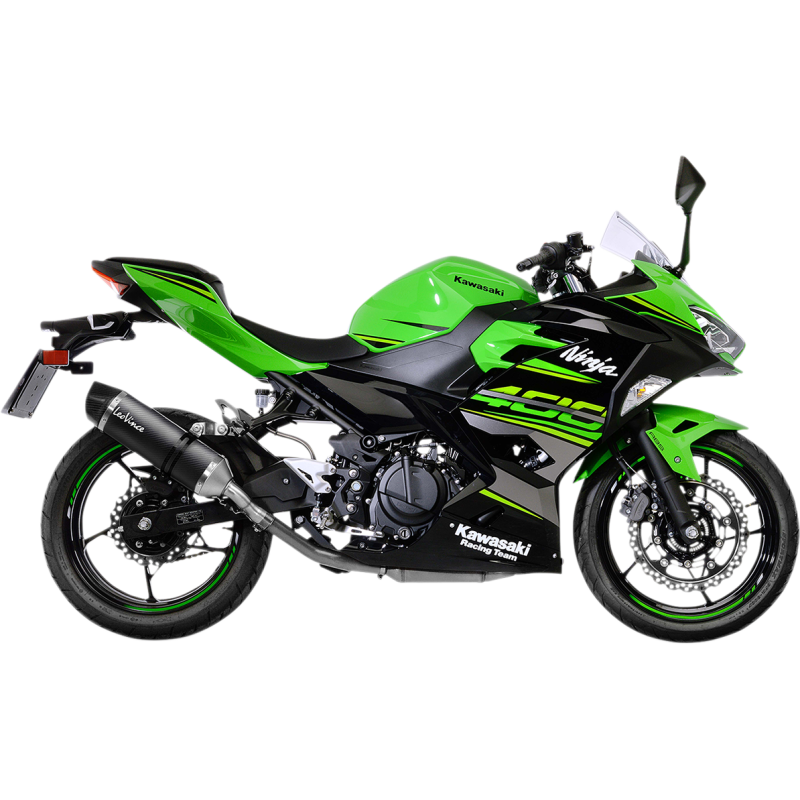 LV One EVO Slip-On, Carbon fiber, Kawasaki Ninja 400/500 & Z400/500