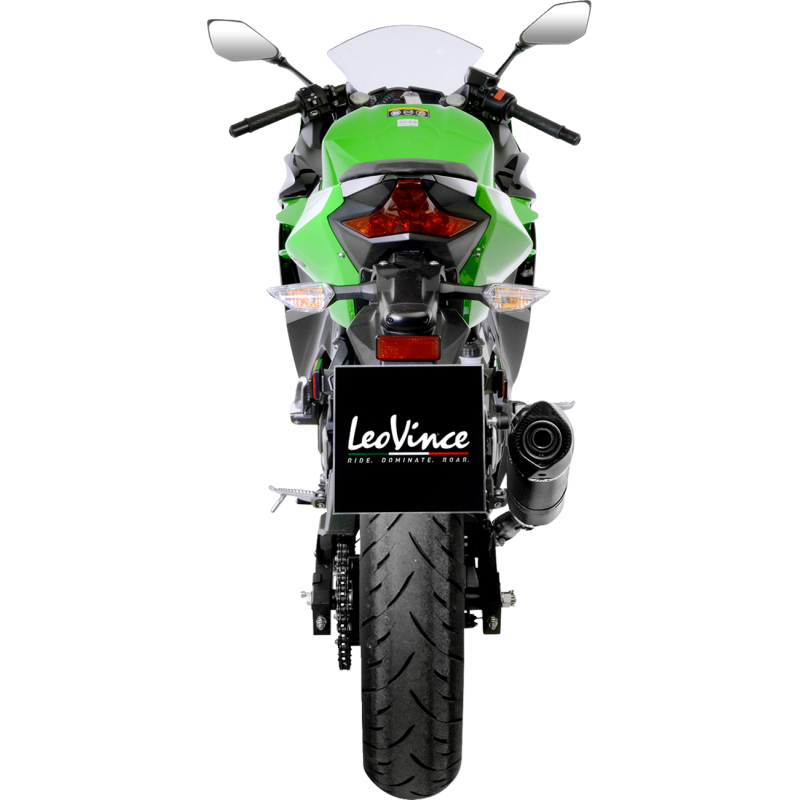 LV One EVO Slip-On, Carbon fiber, Kawasaki Ninja 400/500 & Z400/500