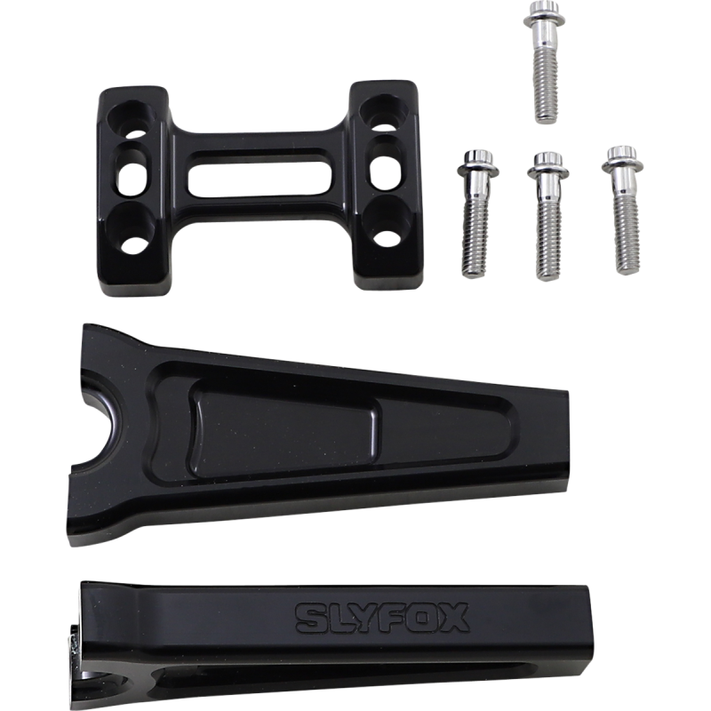 Straight Riser 6" - Black