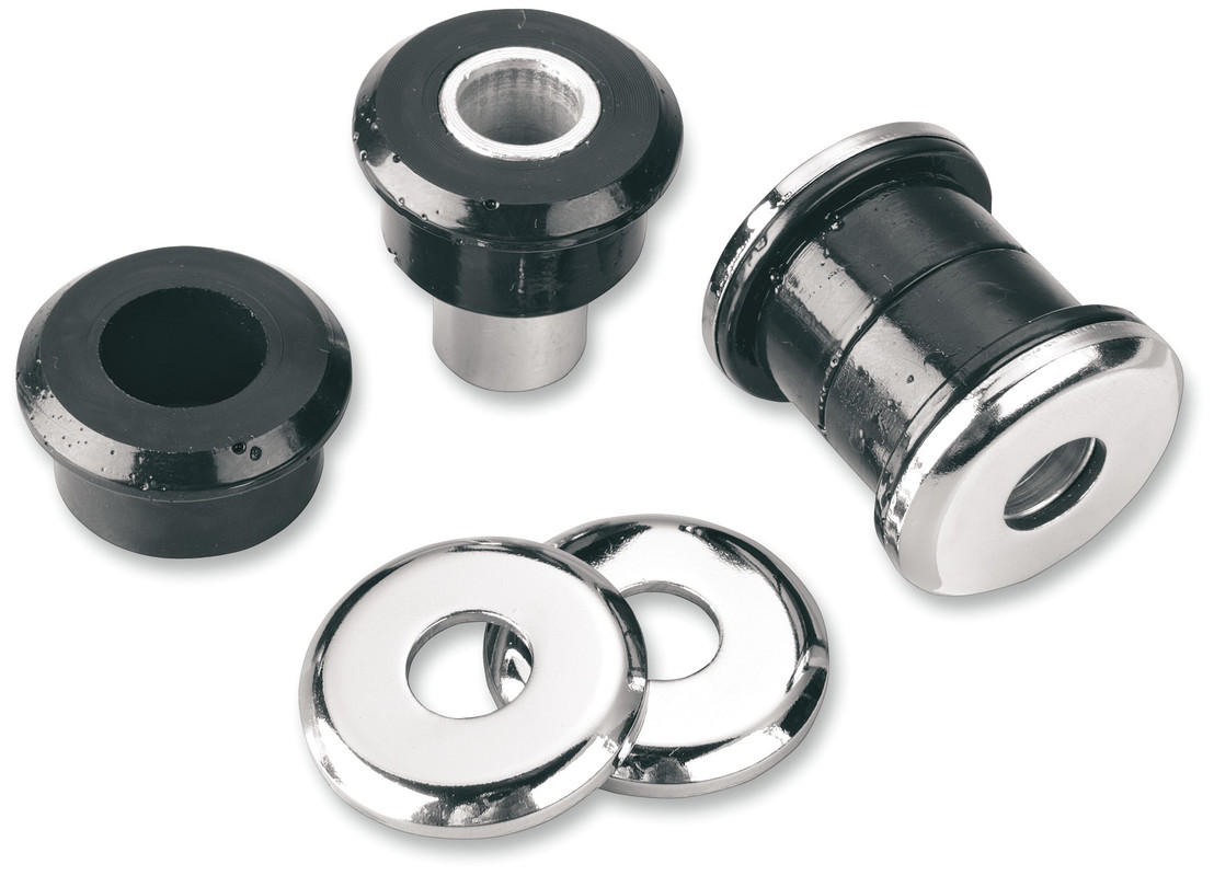 Polyurethane Riser Bushing Kit - Chrome