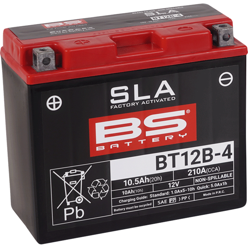 SLA Factory-Activated AGM Battery - YT12B-4