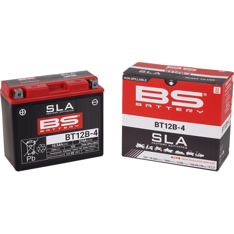 SLA Factory-Activated AGM Battery - YT12B-4