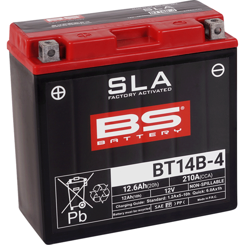 SLA Factory-Activated AGM Battery - YT14B-4