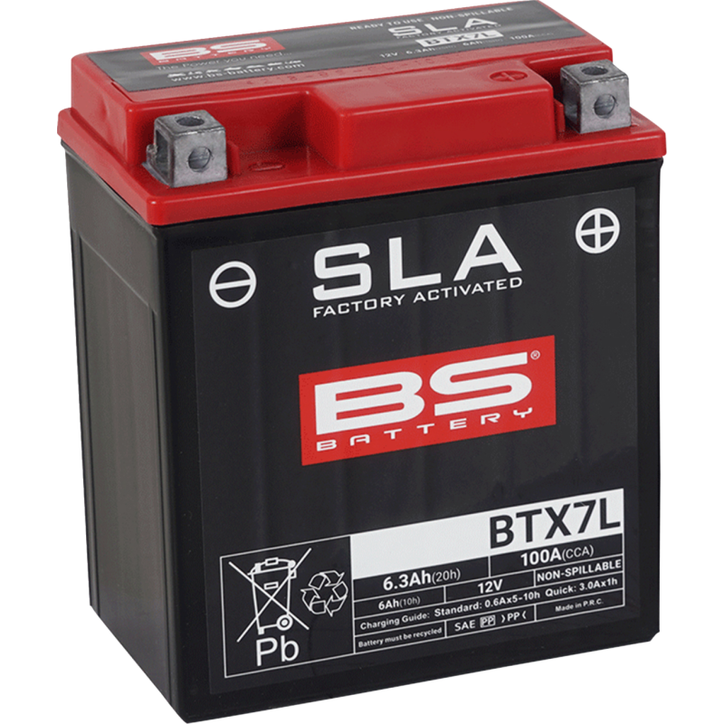 BS Battery SLA AGM Battery for Kawasaki KLX250S/SF 06-20