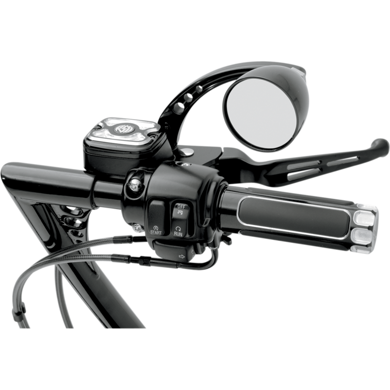 Slotted Wide Blade Lever Set Matte Black