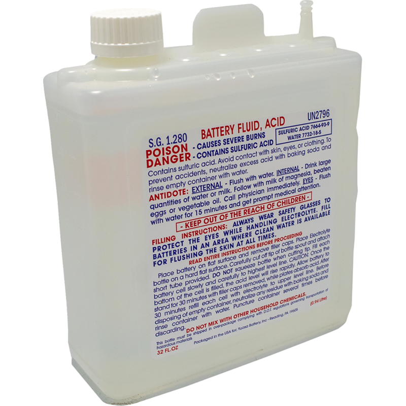 Yuasa Battery Acid 32 fl. oz. bottle