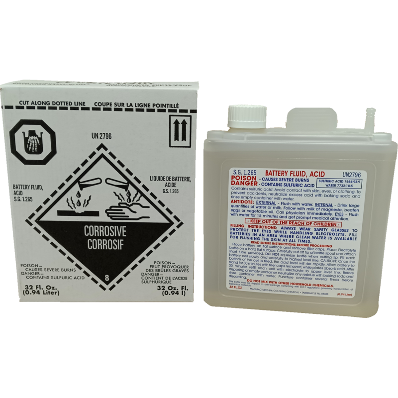 Yuasa Battery Acid 32 fl. oz. bottle