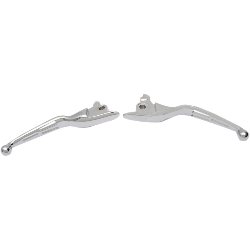 Slotted Wide Blade Lever Set Chrome