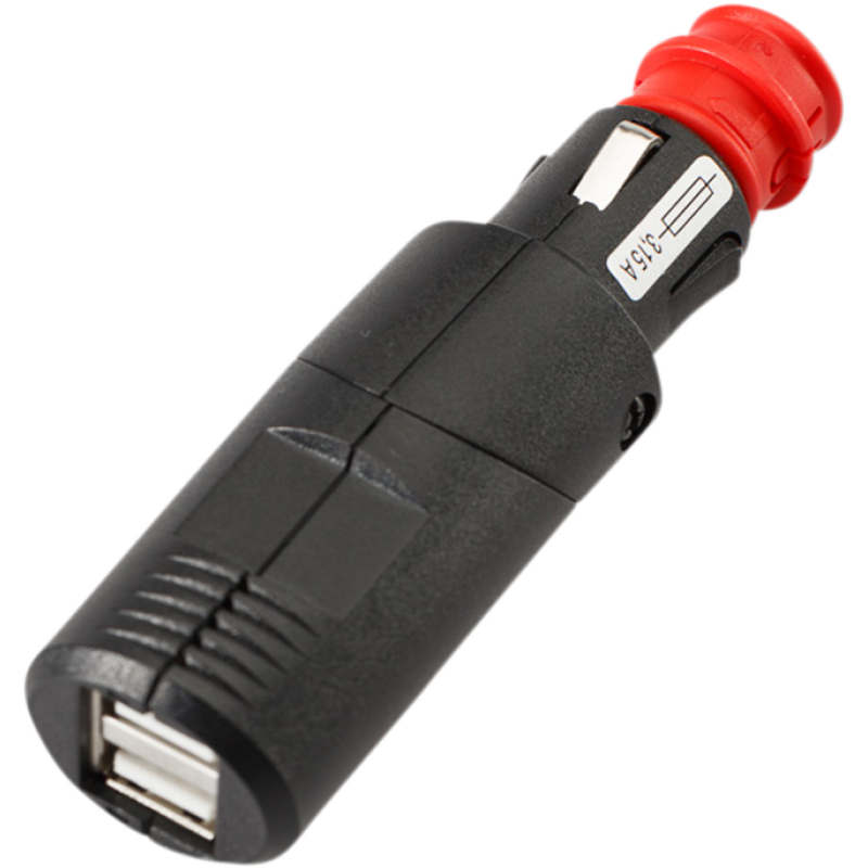 Double USB Power Port with Universal Plug