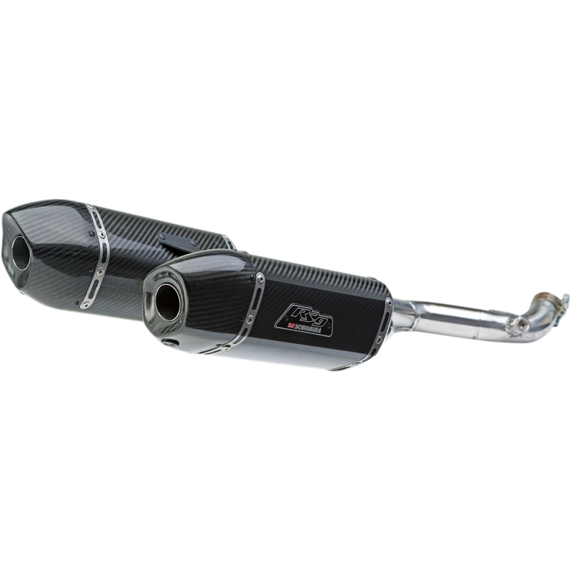 Yoshimura RS-9 Dual Muffler Slip-On for KTM RC 390 15-16