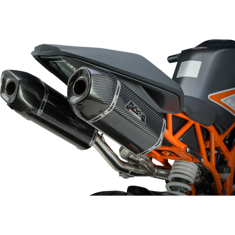 Yoshimura RS-9 Dual Muffler Slip-On for KTM RC 390 15-16
