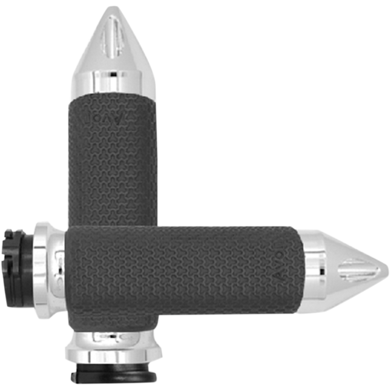 Memory Foam Grips Large Spiked Chrome