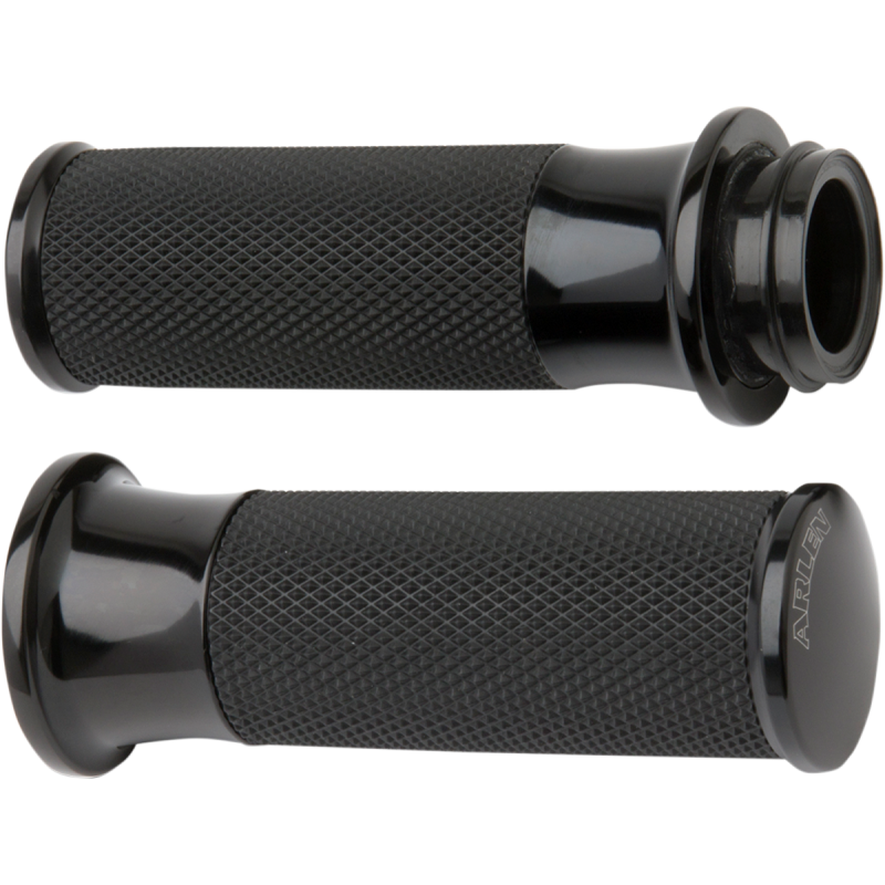 Fusion Smooth Grips - Black Anodized - 24 FLHTK/FLTRK/FLHRXS