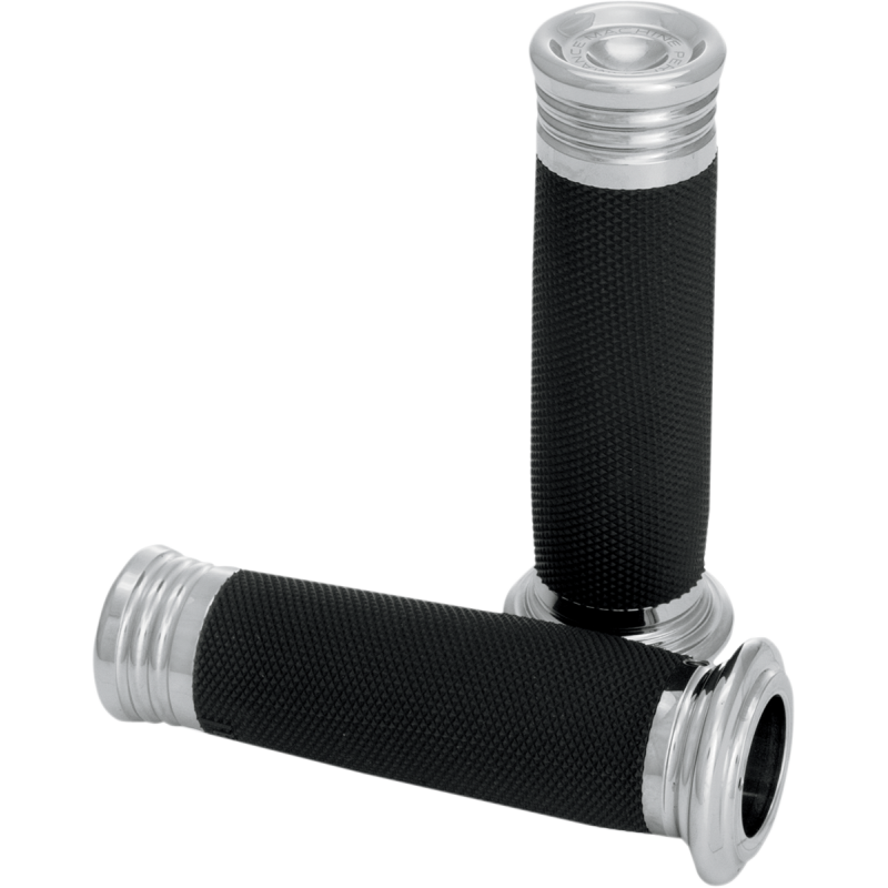 Performance Machine Custom Grip - Merc, Chrome
