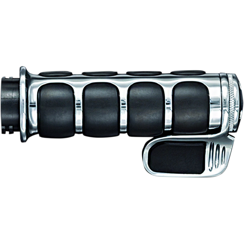 ISO-Grip - Chrome w/ contoured ISO-Throttle Boss