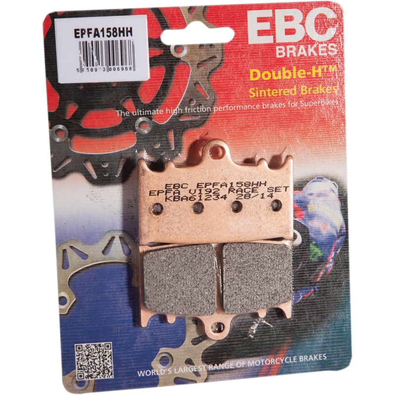 Front EPFA Extreme Performance Pro Brake Pad for Kawasaki ZZR1200 02-05