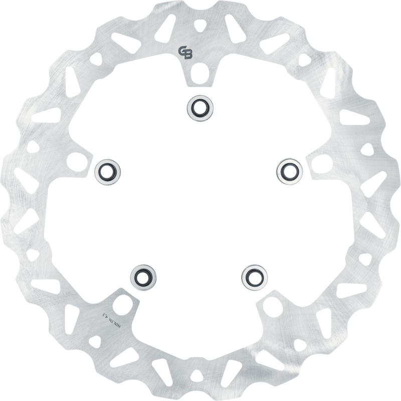 GBrakes Solid Mount Front Wave Rotor 1710-4994