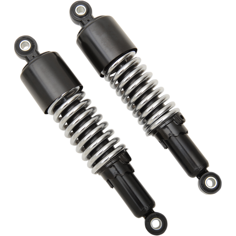 EMGO Custom Shorty Shocks - Black Body / Chrome Spring