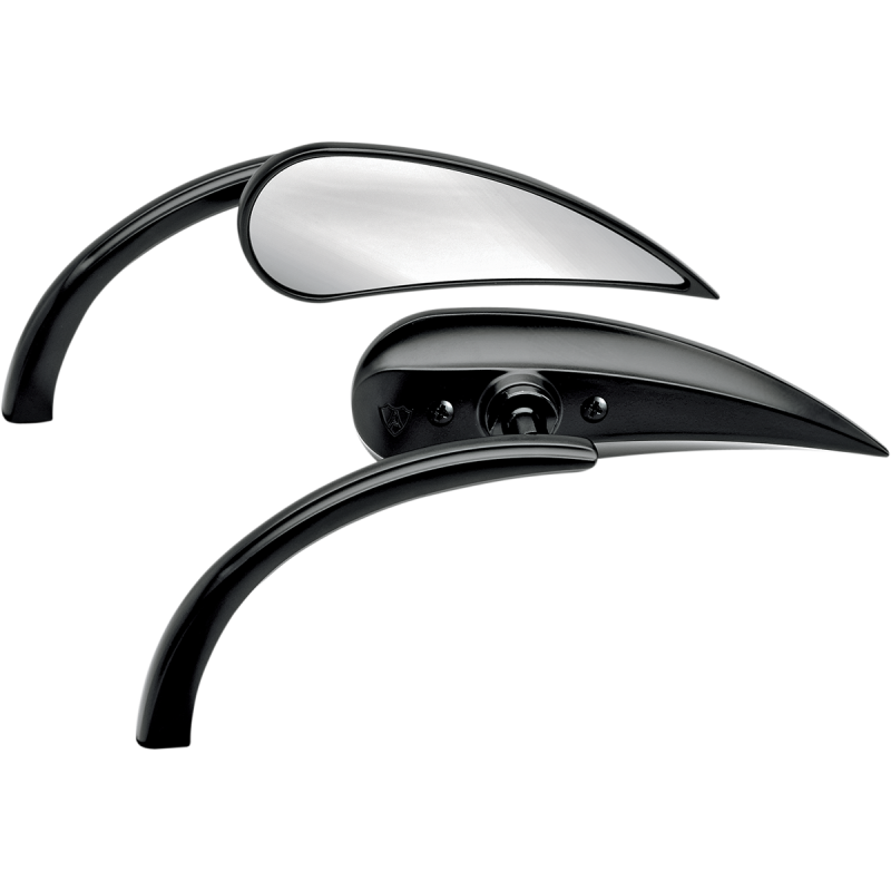 Micro Mirror Rad II Teardrop Right Black