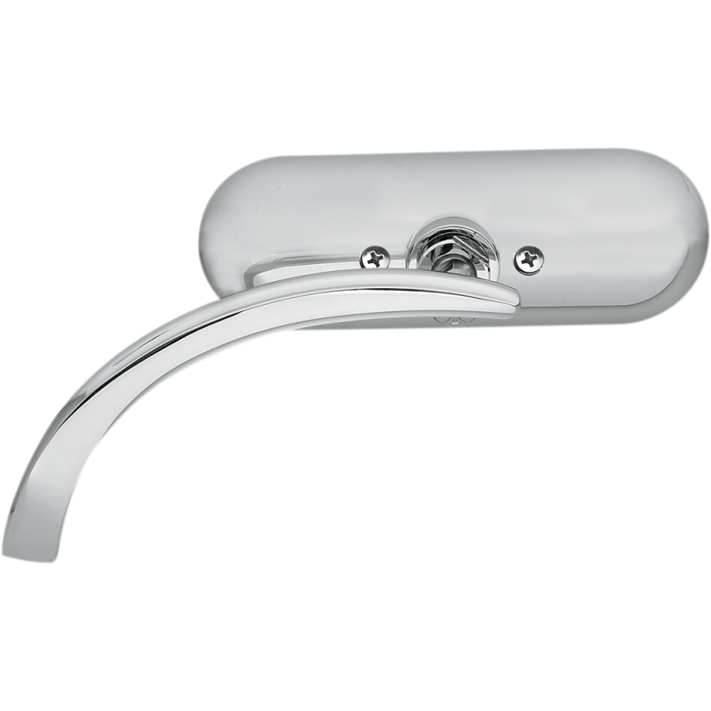 Micro Mirror Mini Oval Left Chrome