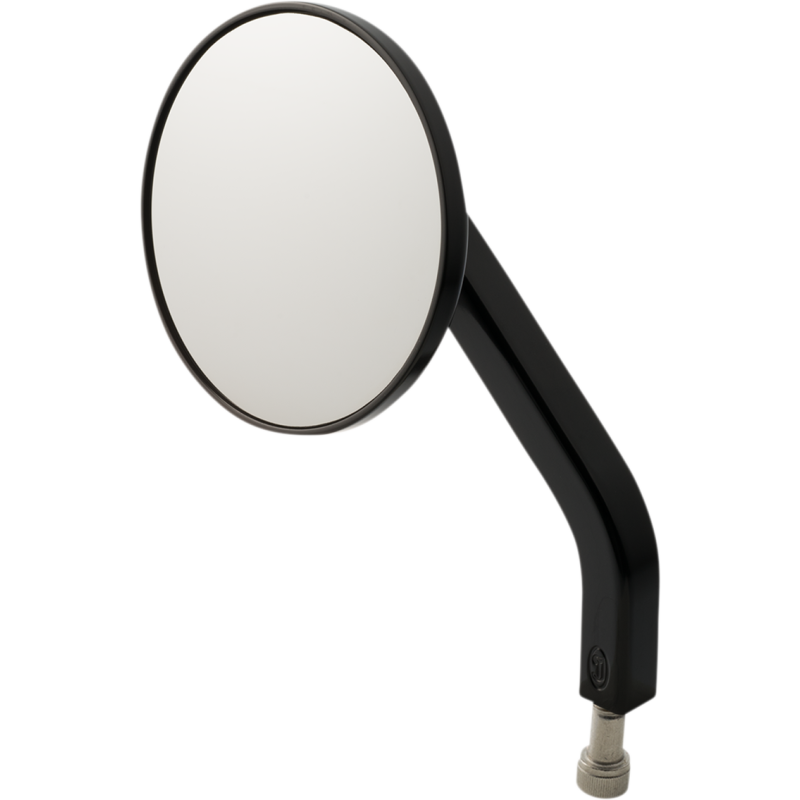 No. 7 Round Mirror, OE, Black, Left