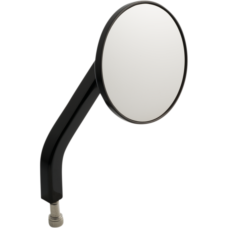 No. 7 Round Mirror, OE, Black, Right