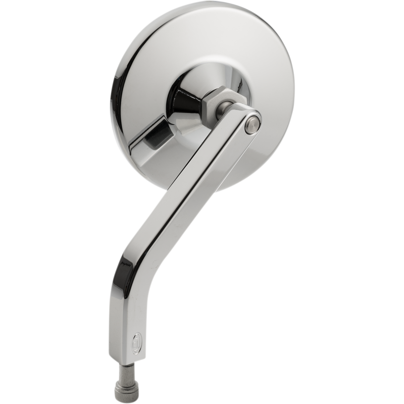 No. 7 Round Mirror, OE, Chrome, Left