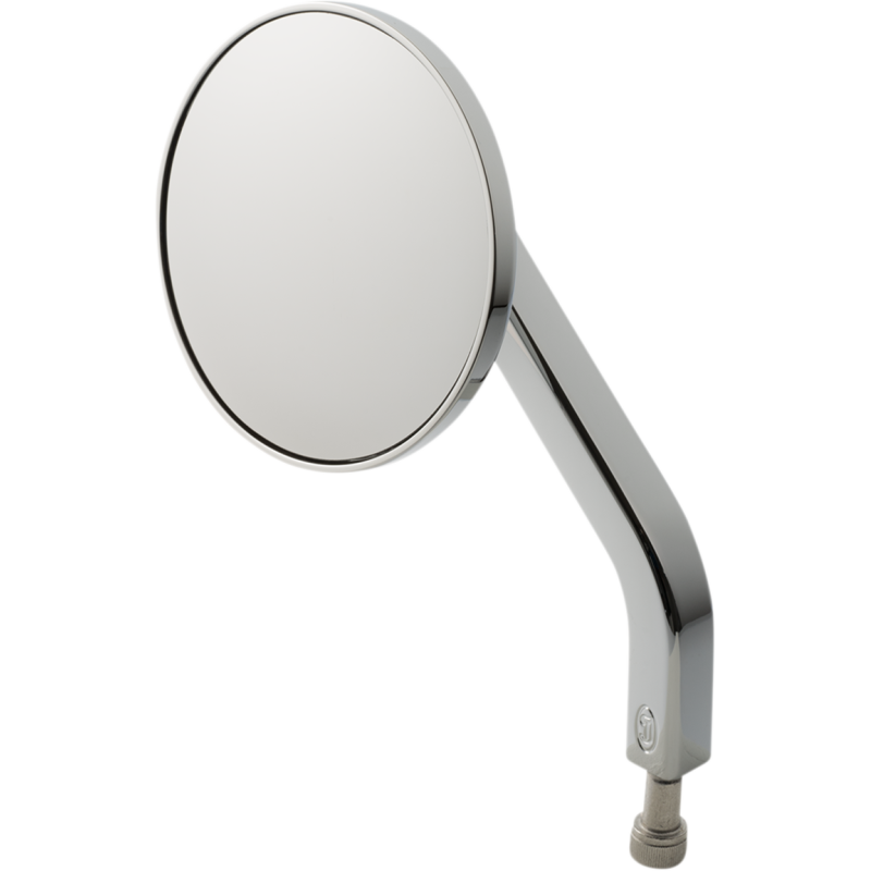 No. 7 Round Mirror, OE, Chrome, Left