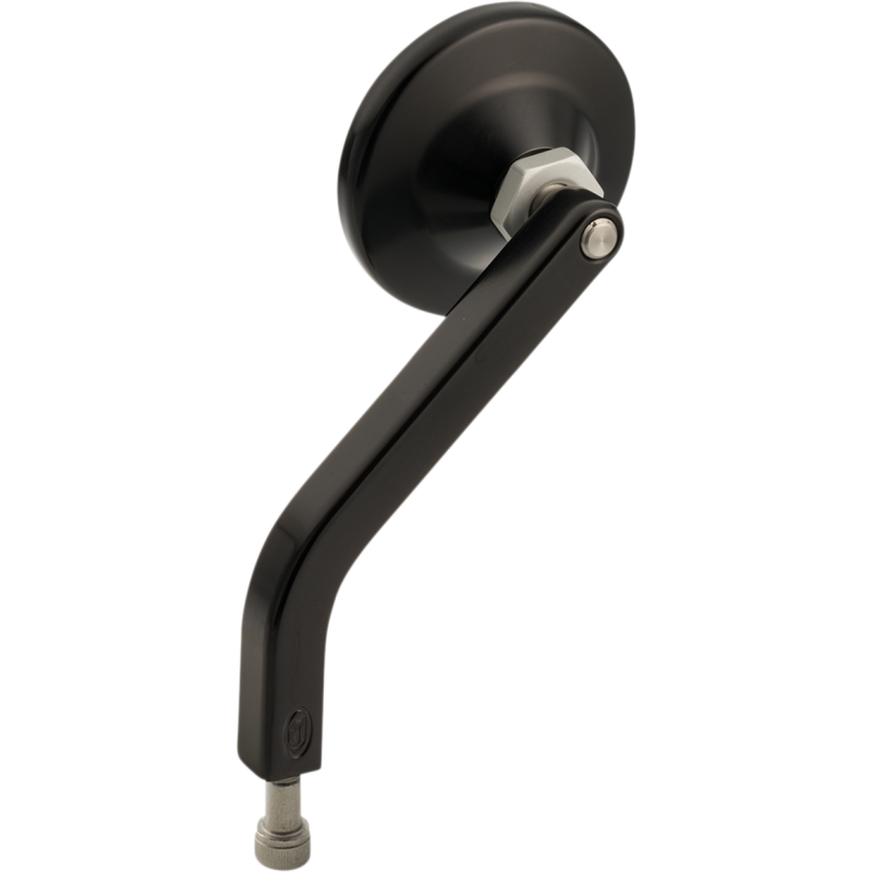 No. 2 Round Mirror, OE, Black, Left