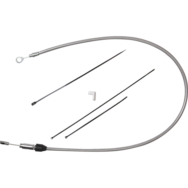 Quick Connect Upper Clutch Cable, Stainless, 54"
