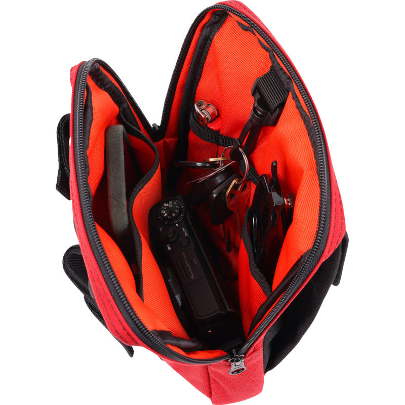 Thrashin Handlebar Bag Slim - Red