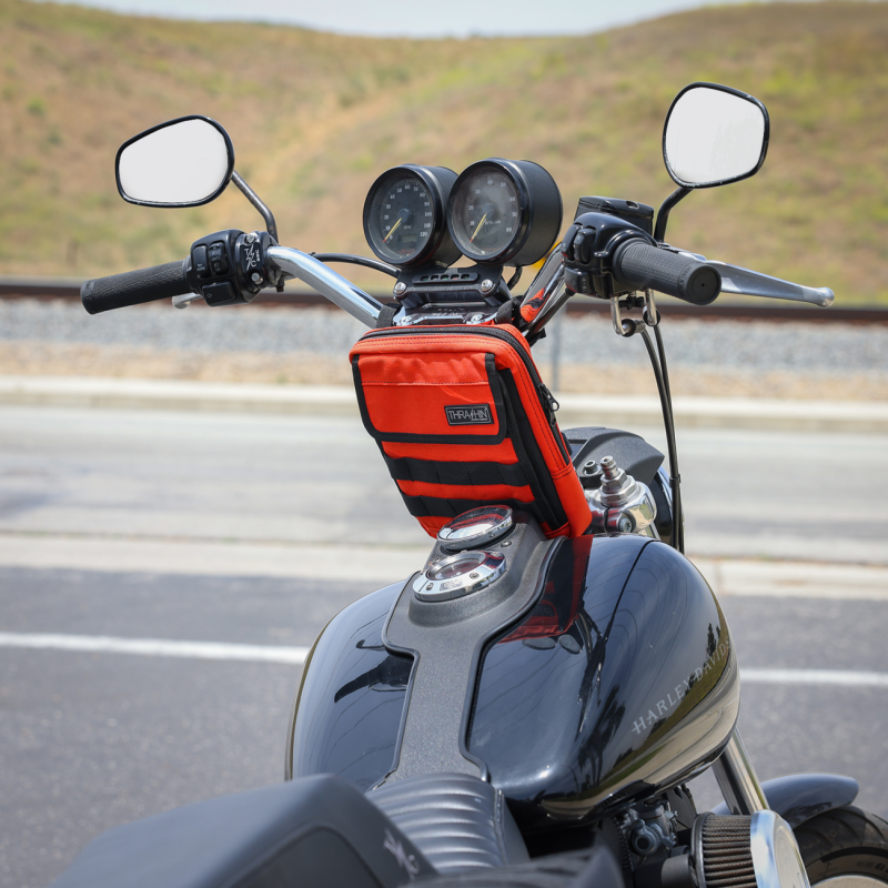 Thrashin Handlebar Bag Slim - Orange